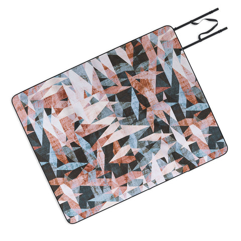 Marta Barragan Camarasa Geometric shapes textures Picnic Blanket
