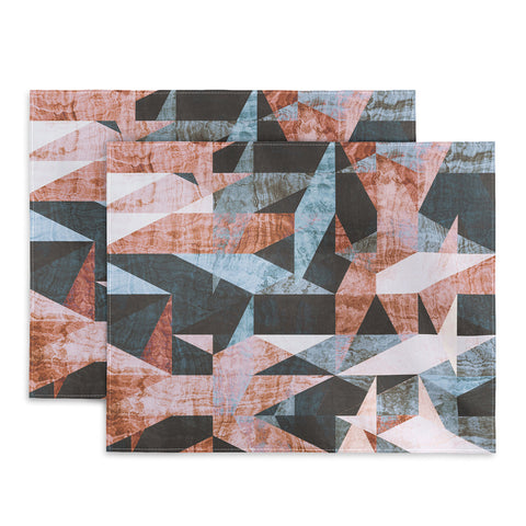Marta Barragan Camarasa Geometric shapes textures Placemat