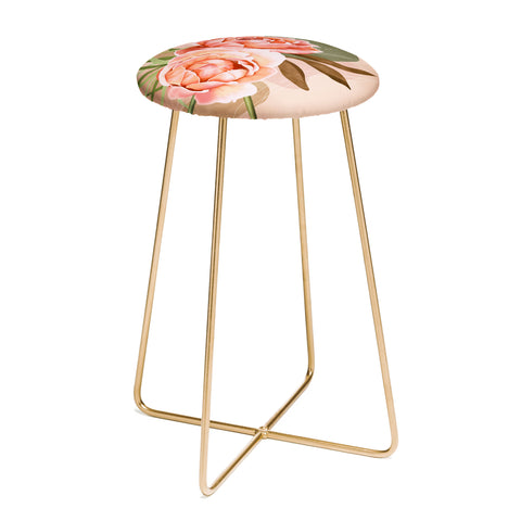 Marta Barragan Camarasa Giant modern flowers A Counter Stool