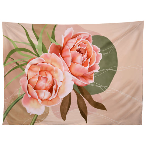 Marta Barragan Camarasa Giant modern flowers A Tapestry