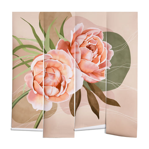 Marta Barragan Camarasa Giant modern flowers A Wall Mural