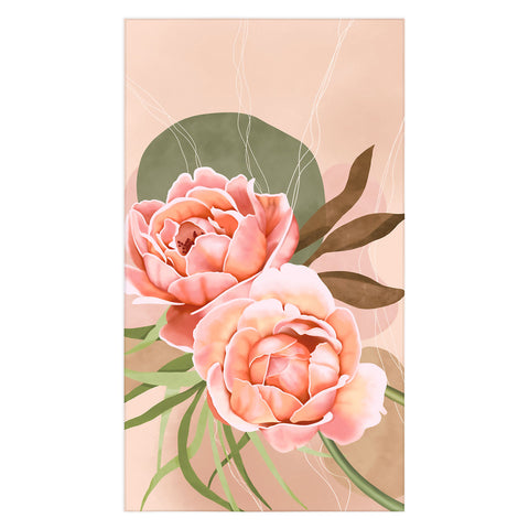 Marta Barragan Camarasa Giant modern flowers A Tablecloth