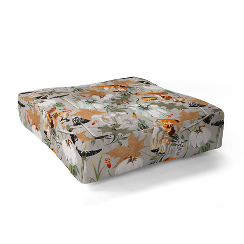 Marta Barragan Camarasa Giving way to autumn A Floor Pillow Square