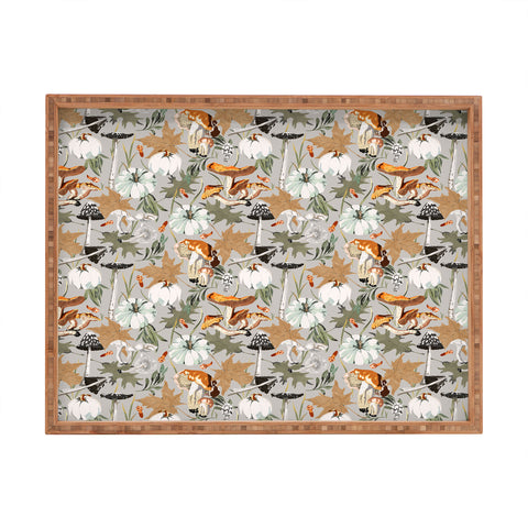 Marta Barragan Camarasa Giving way to autumn A Rectangular Tray