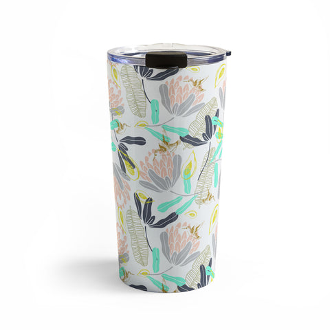 Marta Barragan Camarasa Gold Hummingbirds in Nature Travel Mug