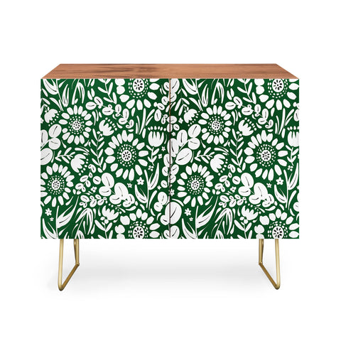 Marta Barragan Camarasa Green Jungle Bloom Fusion Credenza