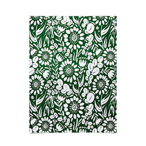 Marta Barragan Camarasa Green Jungle Bloom Fusion Poster