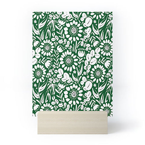 Marta Barragan Camarasa Green Jungle Bloom Fusion Mini Art Print