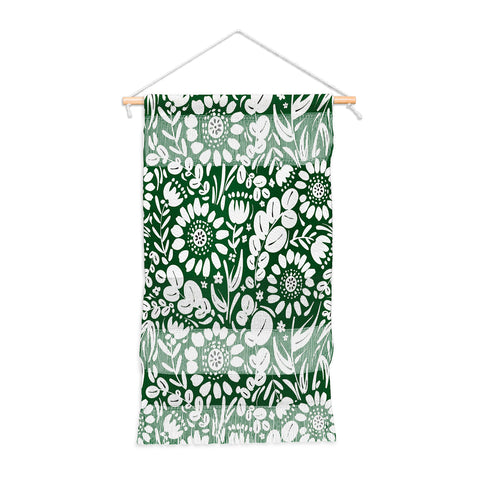 Marta Barragan Camarasa Green Jungle Bloom Fusion Wall Hanging Portrait