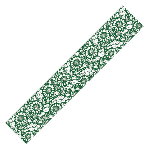 Marta Barragan Camarasa Green Jungle Bloom Fusion Table Runner