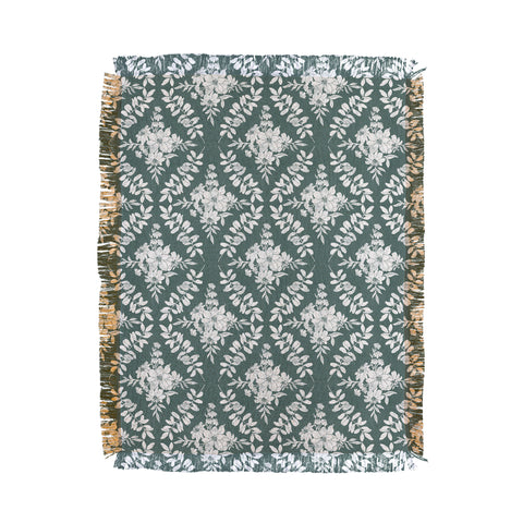 Marta Barragan Camarasa Greenery Delight Throw Blanket