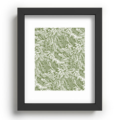 Marta Barragan Camarasa GW forest leaves Recessed Framing Rectangle
