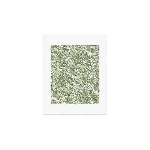 Marta Barragan Camarasa GW forest leaves Art Print