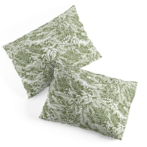 Marta Barragan Camarasa GW forest leaves Pillow Shams
