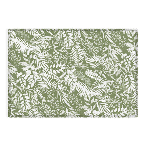 Marta Barragan Camarasa GW forest leaves Outdoor Rug