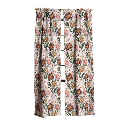 Marta Barragan Camarasa Hand Painted Peony Florals Blackout Non Repeat