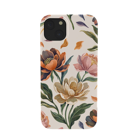 Marta Barragan Camarasa Hand Painted Peony Florals Phone Case