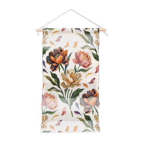 Marta Barragan Camarasa Hand Painted Peony Florals Wall Hanging Portrait