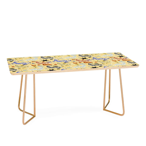 Marta Barragan Camarasa Herd of colorful zebras A Coffee Table