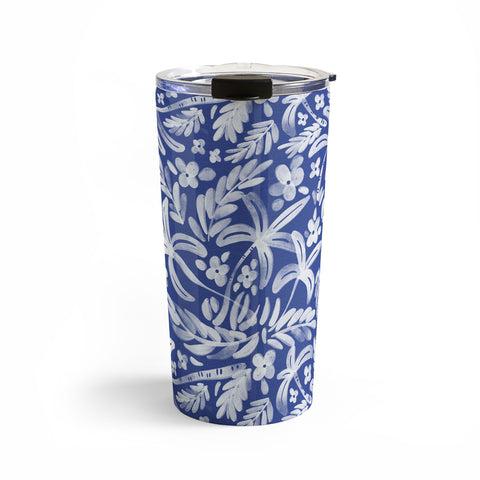 Marta Barragan Camarasa Indigo Tropical Oasis Travel Mug