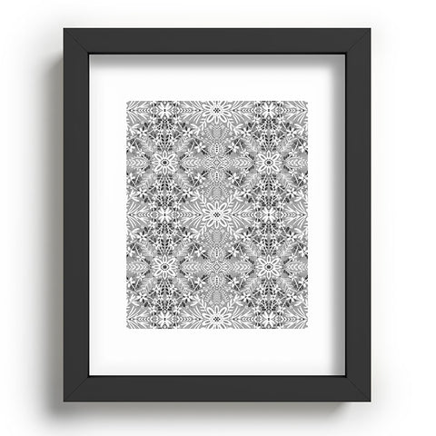 Marta Barragan Camarasa Intricate Floral Symmetry Recessed Framing Rectangle