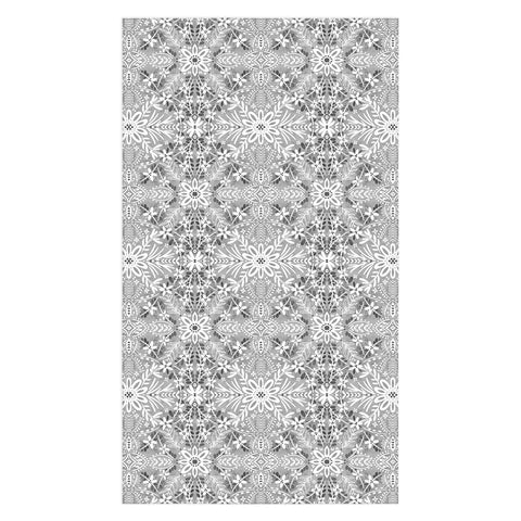 Marta Barragan Camarasa Intricate Floral Symmetry Tablecloth