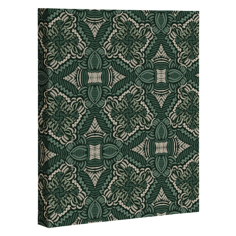 Marta Barragan Camarasa Intricate Forest Mosaic Art Canvas