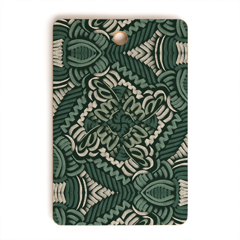 Marta Barragan Camarasa Intricate Forest Mosaic Cutting Board Rectangle
