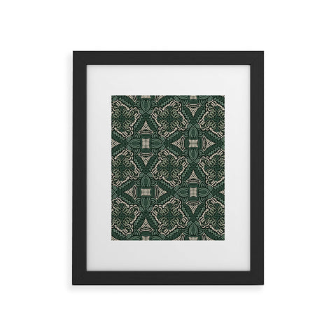 Marta Barragan Camarasa Intricate Forest Mosaic Framed Art Print
