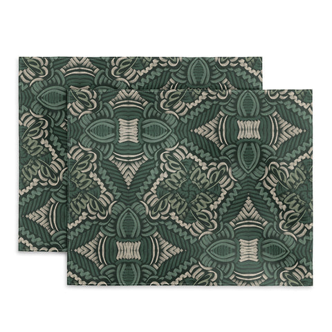 Marta Barragan Camarasa Intricate Forest Mosaic Placemat