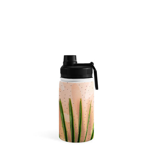 Marta Barragan Camarasa Leaf tropical pastel Water Bottle