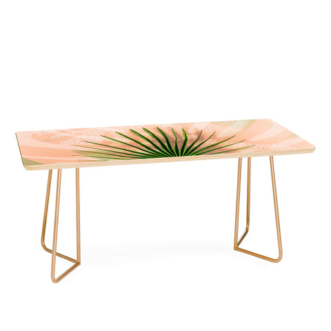 Marta Barragan Camarasa Leaf tropical pastel Coffee Table