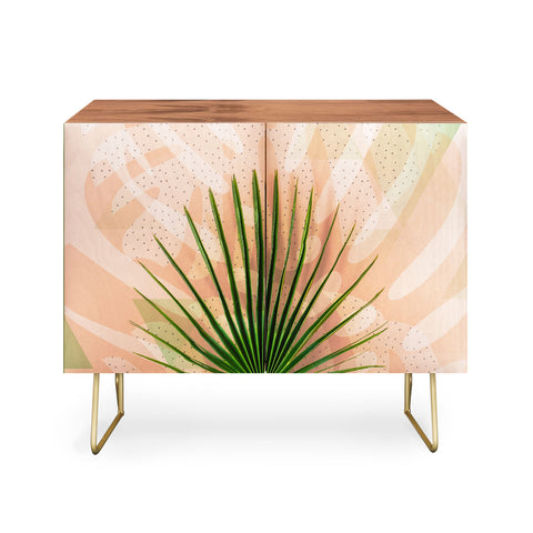 Marta Barragan Camarasa Leaf tropical pastel Credenza