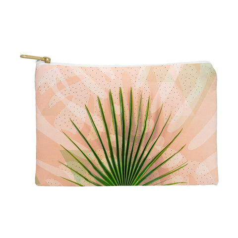 Marta Barragan Camarasa Leaf tropical pastel Pouch