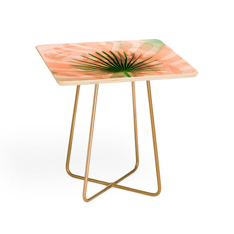 Marta Barragan Camarasa Leaf tropical pastel Side Table