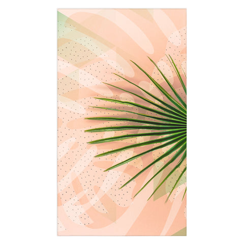 Marta Barragan Camarasa Leaf tropical pastel Tablecloth