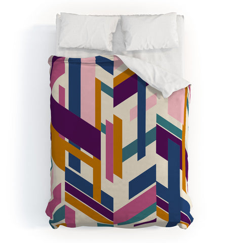 Marta Barragan Camarasa Linear elements Duvet Cover