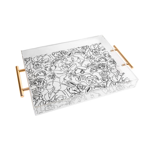 Marta Barragan Camarasa Linear feminine essence Acrylic Tray