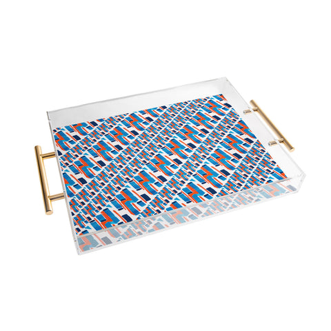 Marta Barragan Camarasa Linear patterns Acrylic Tray