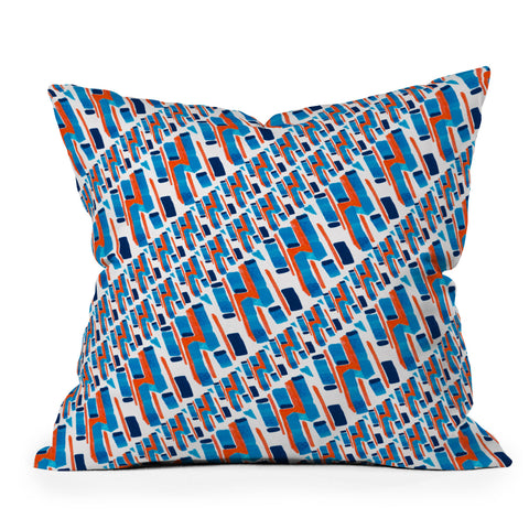 Marta Barragan Camarasa Linear patterns Outdoor Throw Pillow