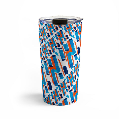 Marta Barragan Camarasa Linear patterns Travel Mug