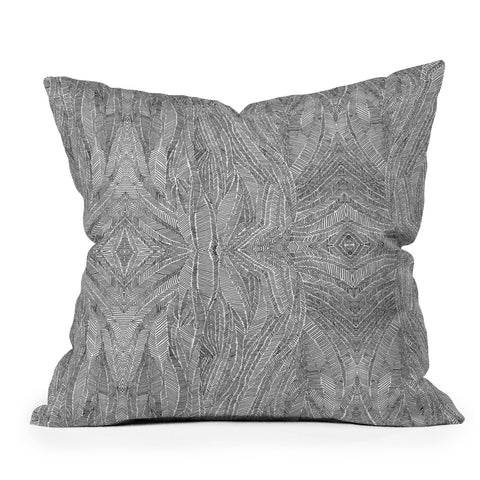 Marta Barragan Camarasa Lines and curves 01 Outdoor Throw Pillow