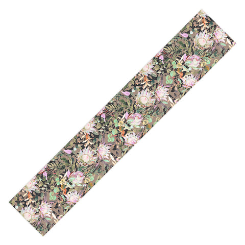 Marta Barragan Camarasa Lush bohemian proteas S Table Runner