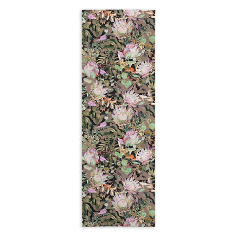 Marta Barragan Camarasa Lush bohemian proteas S Yoga Towel