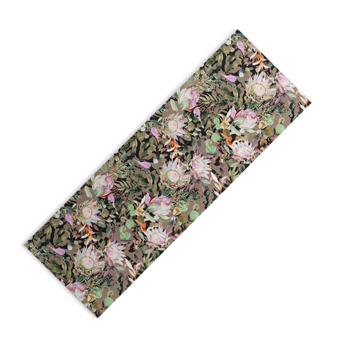 Marta Barragan Camarasa Lush bohemian proteas S Yoga Mat