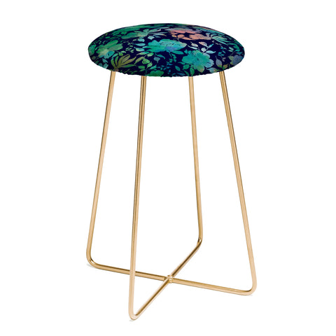 Marta Barragan Camarasa Lush Evening Botanicals Counter Stool