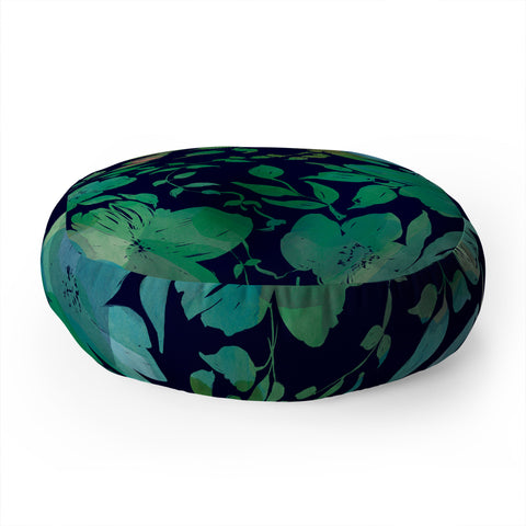 Marta Barragan Camarasa Lush Evening Botanicals Floor Pillow Round