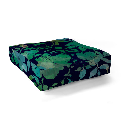 Marta Barragan Camarasa Lush Evening Botanicals Floor Pillow Square