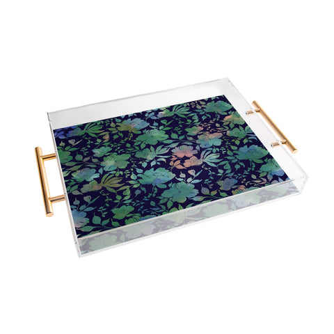 Marta Barragan Camarasa Lush Evening Botanicals Acrylic Tray