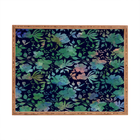 Marta Barragan Camarasa Lush Evening Botanicals Rectangular Tray